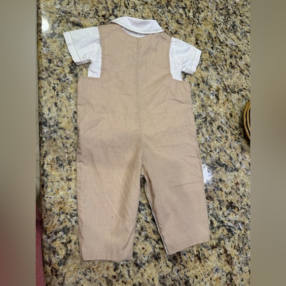 Velani by Anavini smocked Fall embroidered romper shirt included size 18 month - Picture 6 of 7